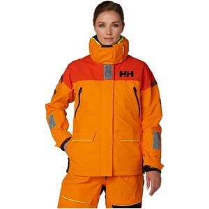 2019 Helly Hansen Womens Skagen Offshore Jacket Blaze Orange 33920